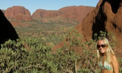 Hike at The Olgas in Northern Territory, Australia