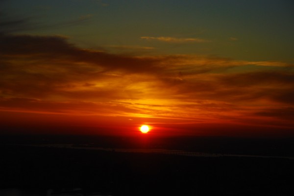 Sunset at the ESB Watching Sunset at the top of the Empire State Building