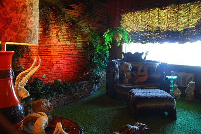 Elvis The Jungle Room Elvis's Jungle Room at Graceland in Memphis Tennessee