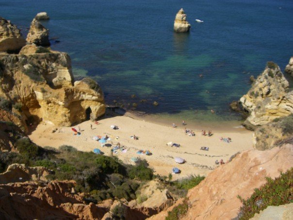 The Algarve Beach in The Algarve, Portugal
