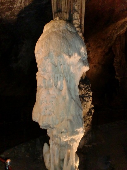 Ice cream formation Postojna Caves, Slovenia