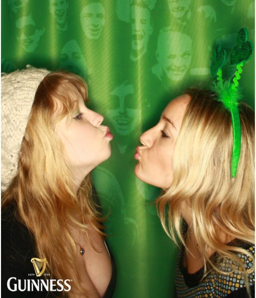 Photo booth photo from the Guinness Storehouse