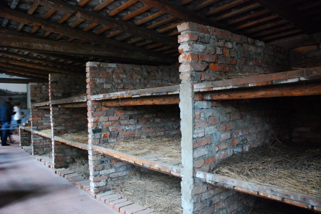 Reconstruction of Brick Barracks at Auschwitz