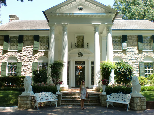 Elvis's Graceland Mansion in Memphis Tennessee