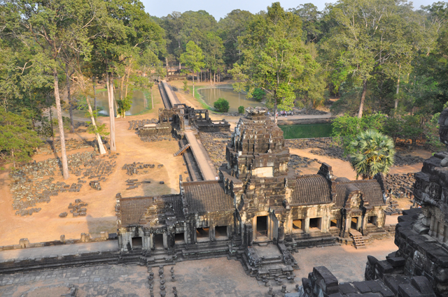 View from the top of Baphuon Temple, Angkor, Cambodia 