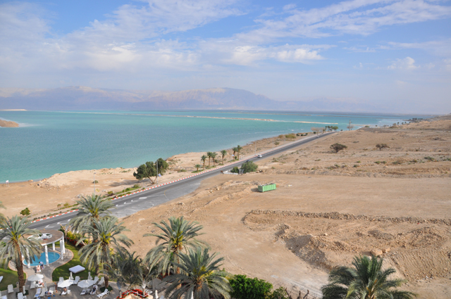 View from my room at the Isrotel Dead Sea