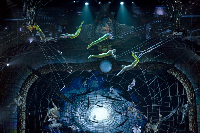 Zarkana Trapeze Cirque du Soleil Las Vegas