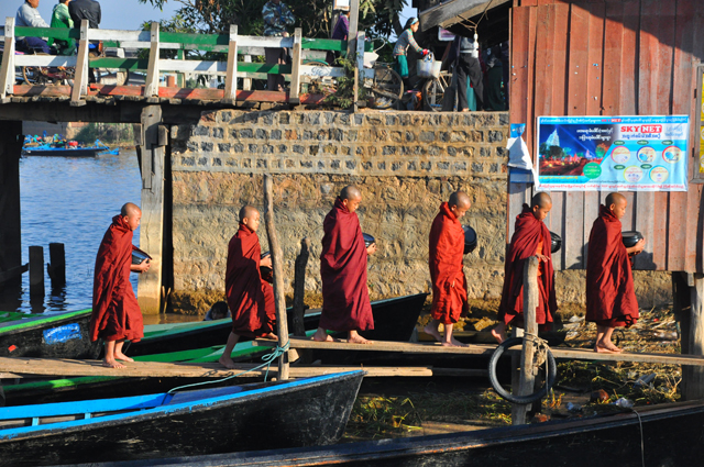 Young Monks in Myanmar