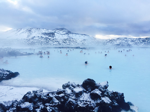 Blue Lagoon Iceland in Winter