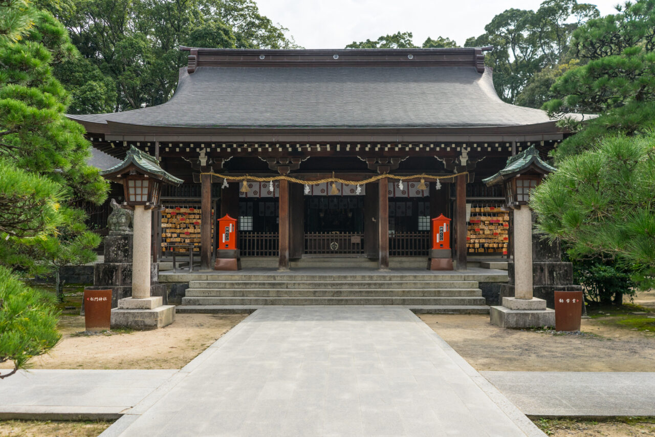 Shoin-jinja shrine in Hagi, Yamaguchi