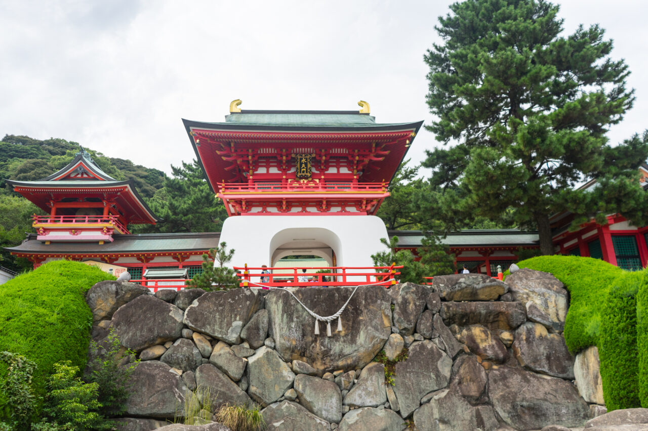 Akama-jinju shrine Yamaguchi prefecture Japan