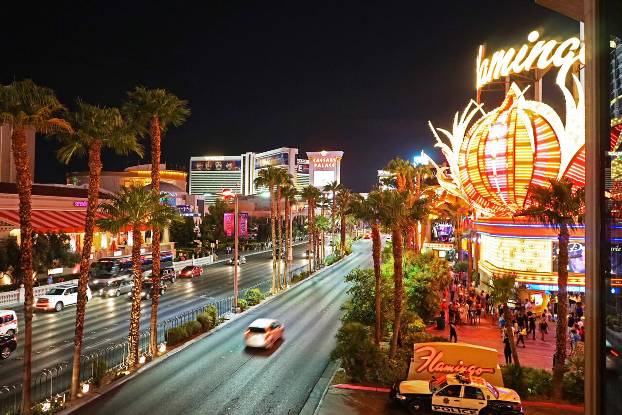 Las Vegas Strip at night, Nevada