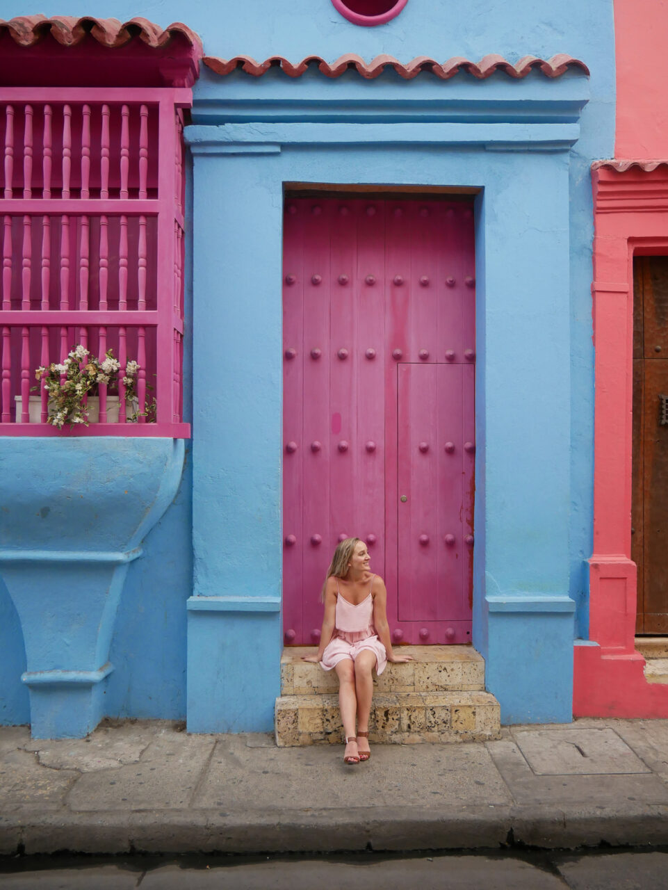 Colorful old town of Cartagena