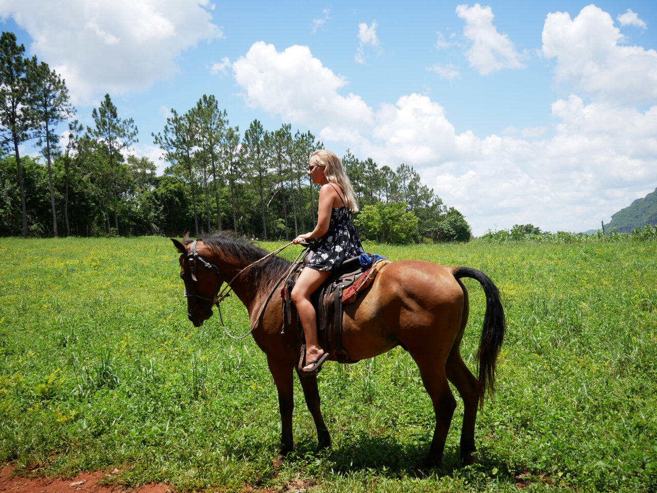 Horse riding in Vinales Cuba