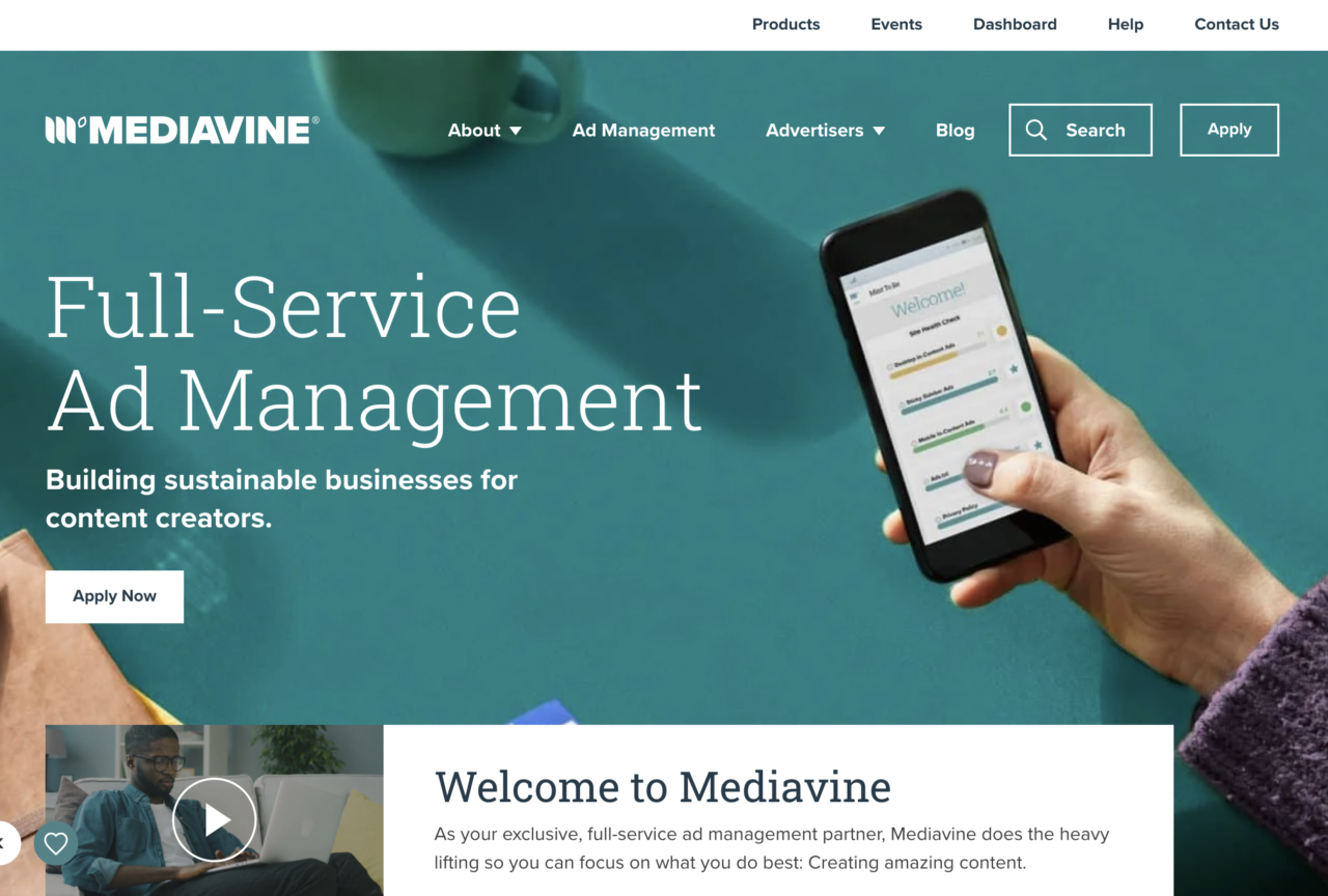 how to get approved for mediavine