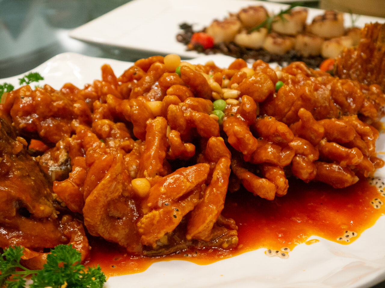 sweet and sour fish at Dadong restaurant in Beijing