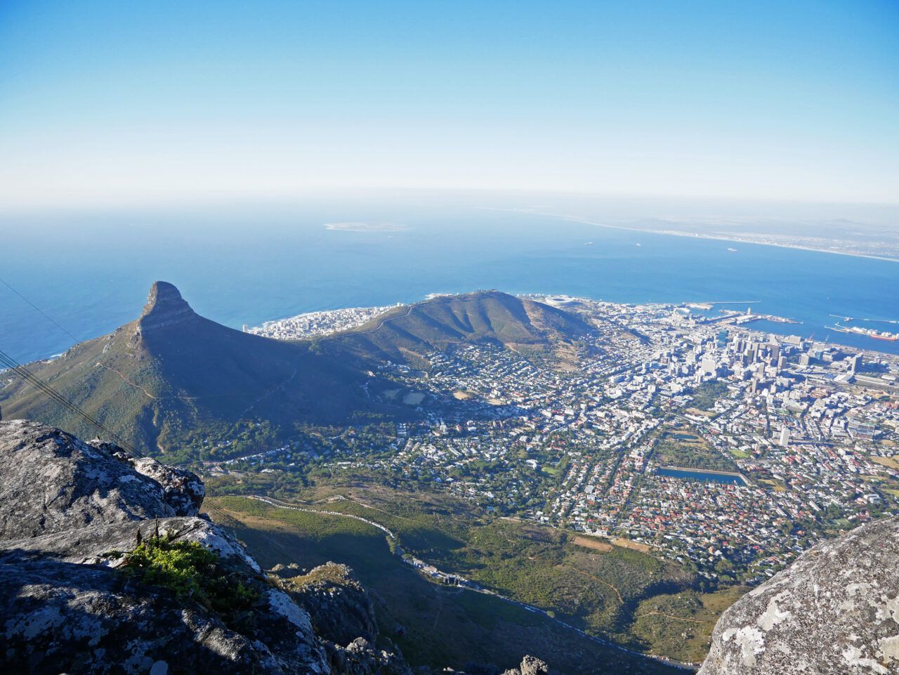 View from the top of Table Mountain, Cape Town
