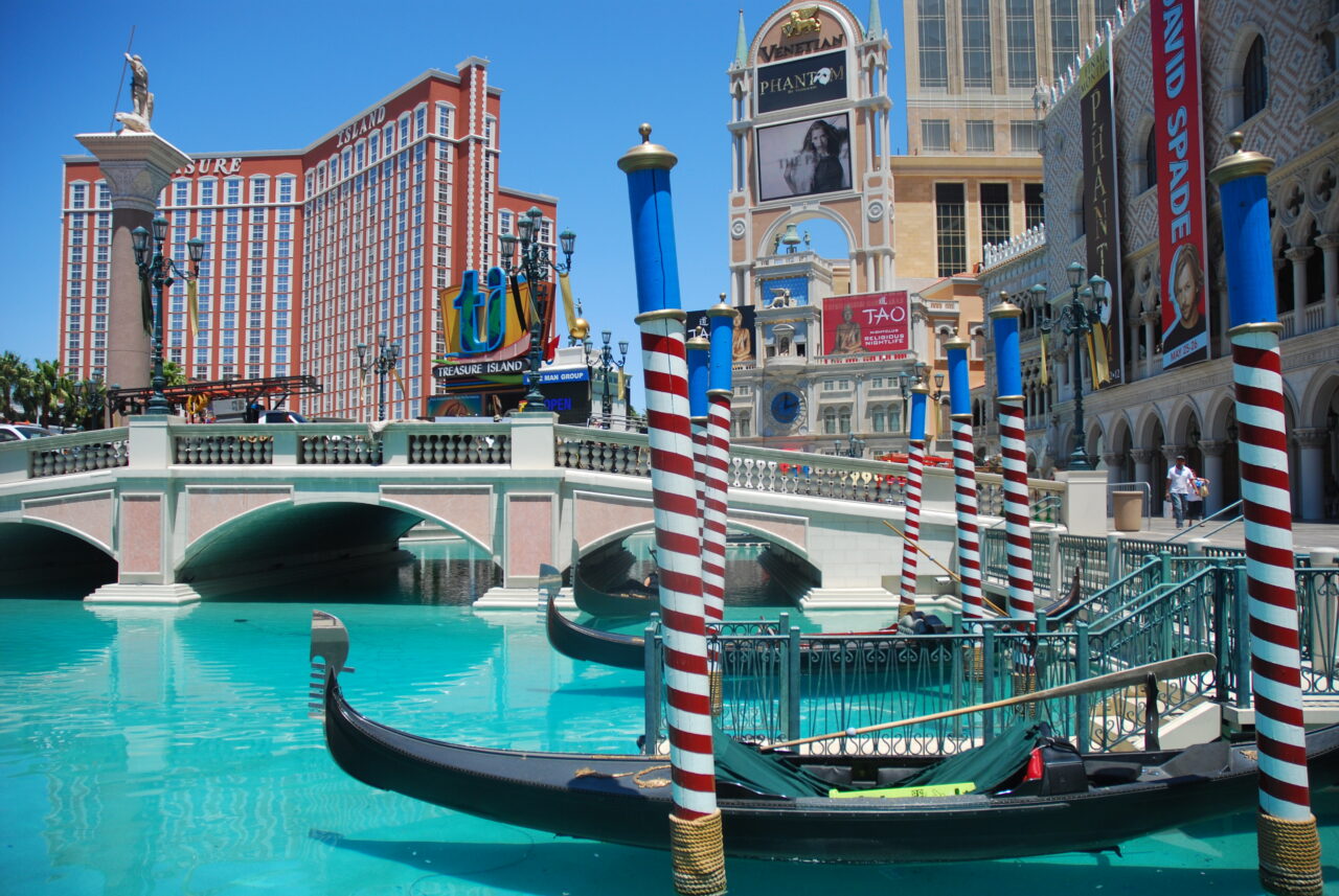 Gondolas at The Venetian Las Vegas