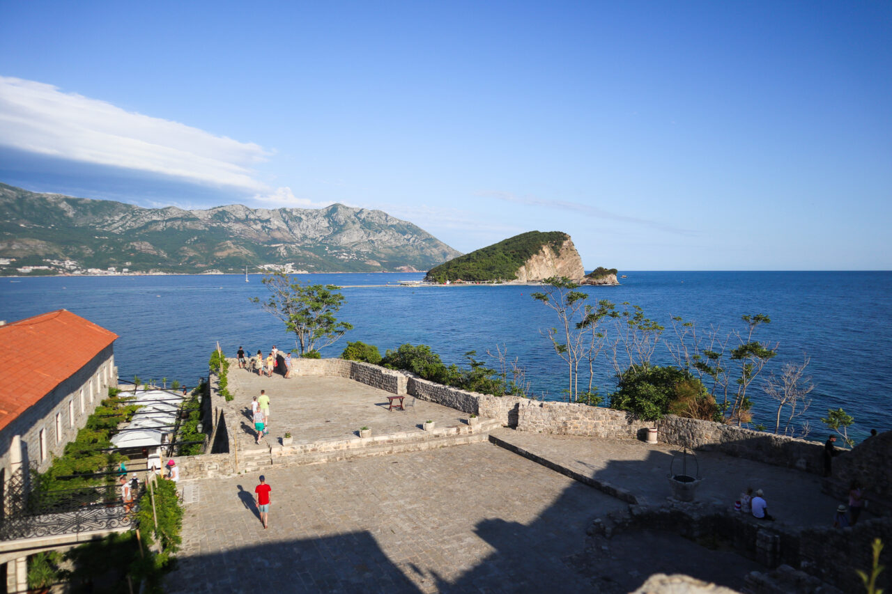 View from Budva Citadel Montenegro