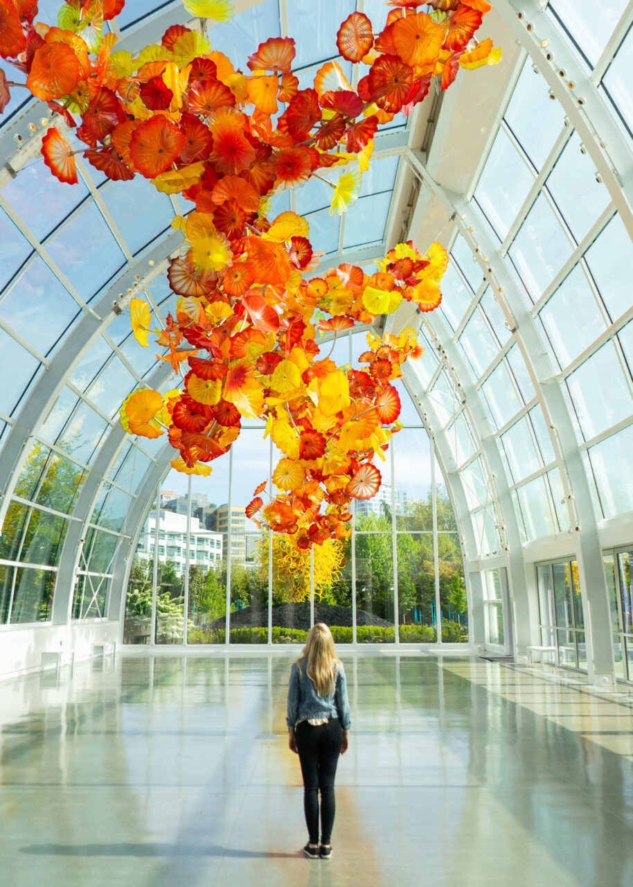 Chihuly Glasshouse at Chihuly Garden and Glass Seattle