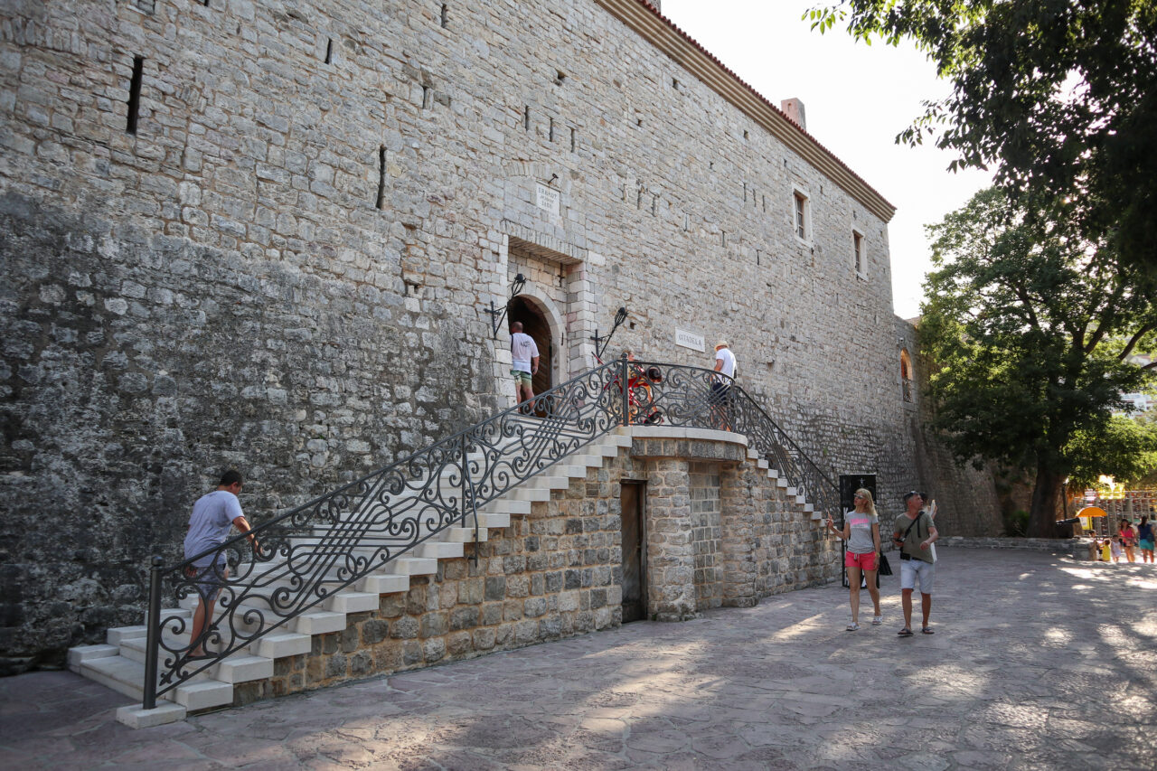 Citadela entrance in Budva, Montenegro