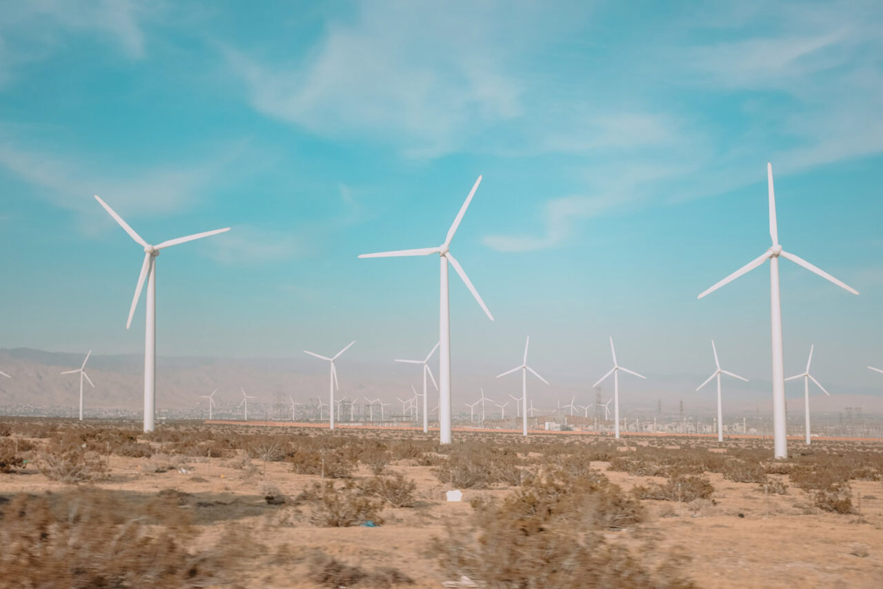 Wind farm near Palm Springs