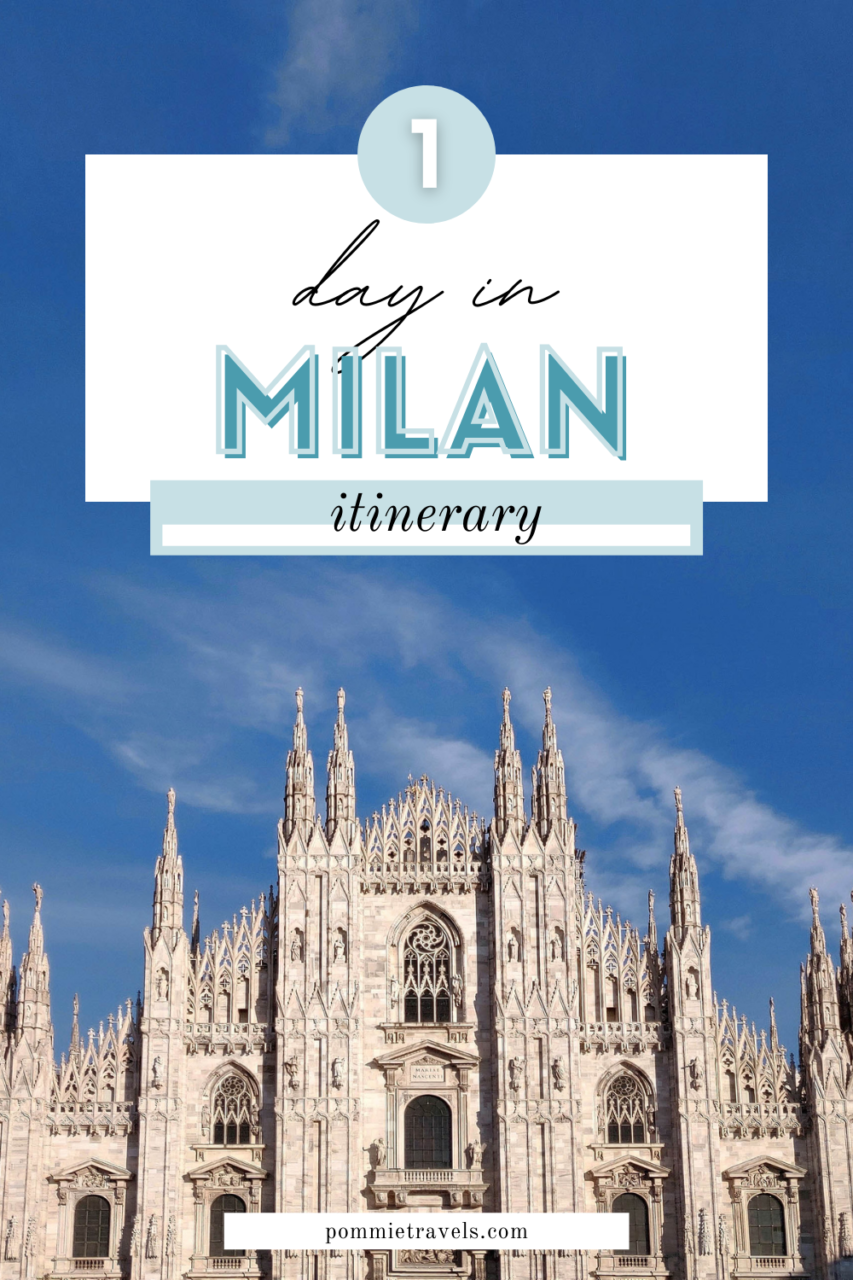 One day in Milan itinerary