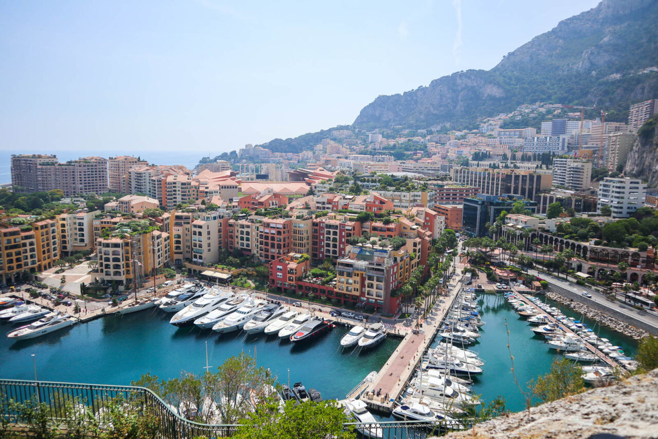 port de fontevieille in Monaco