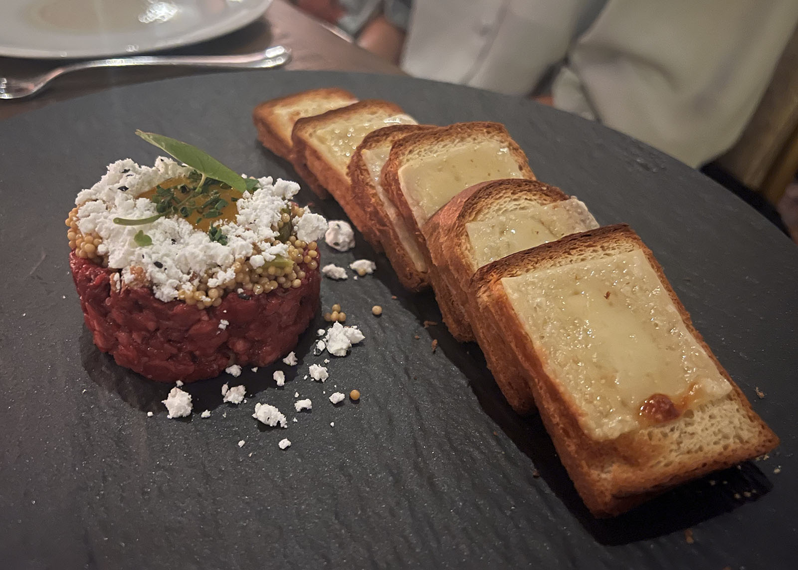 Steak Tartare at Venteux Brasserie
