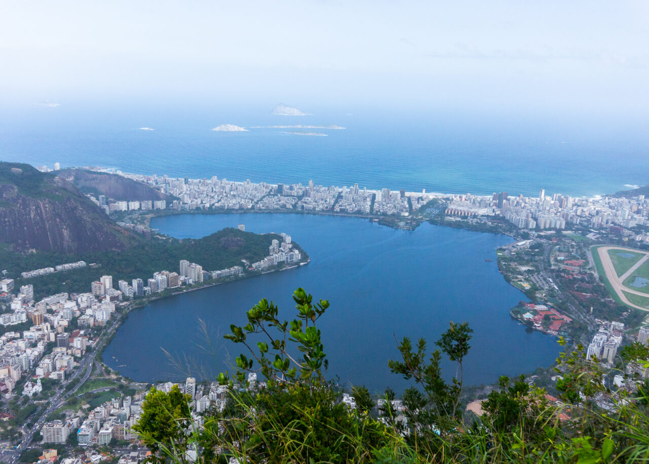 View from Corcovado in Rio de Janeiro
