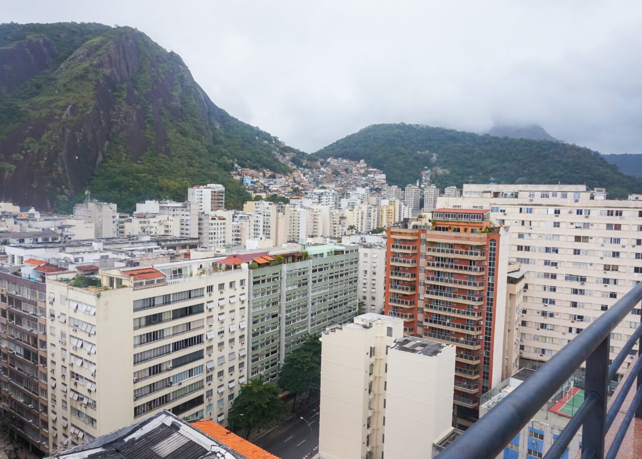 View of Rio and a favela in the hills