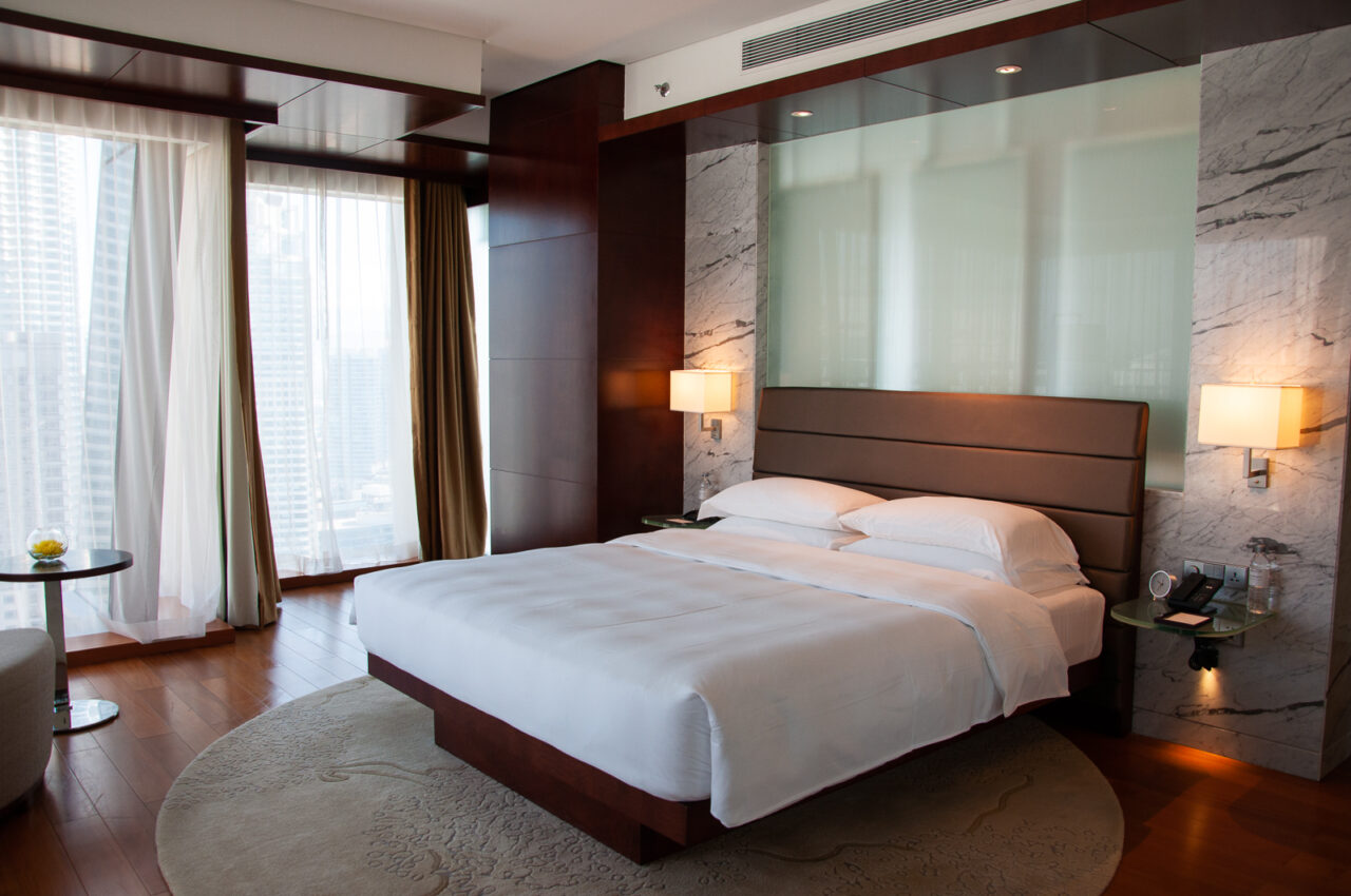 Hotel room at the Grand Hyatt, Kuala Lumpur