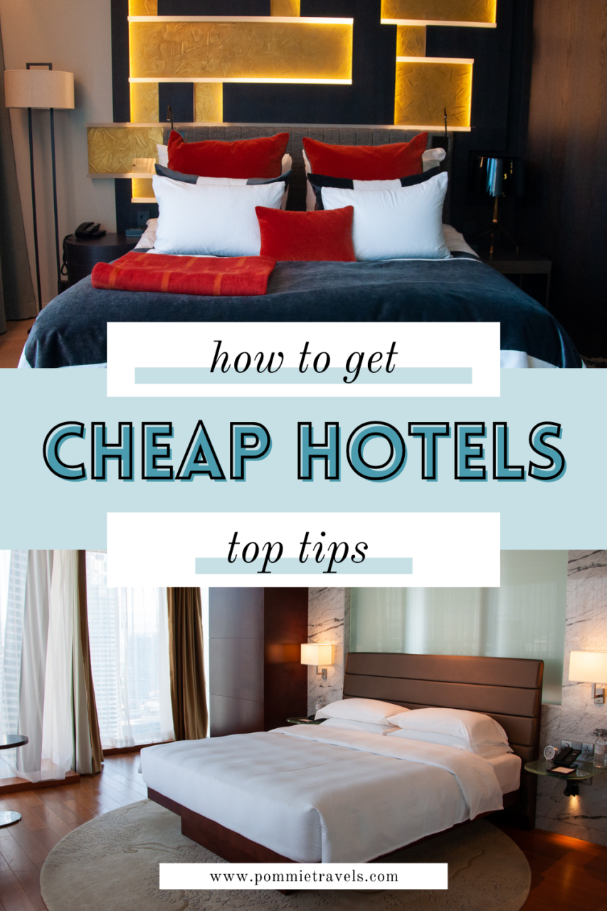 how to get cheap hotels