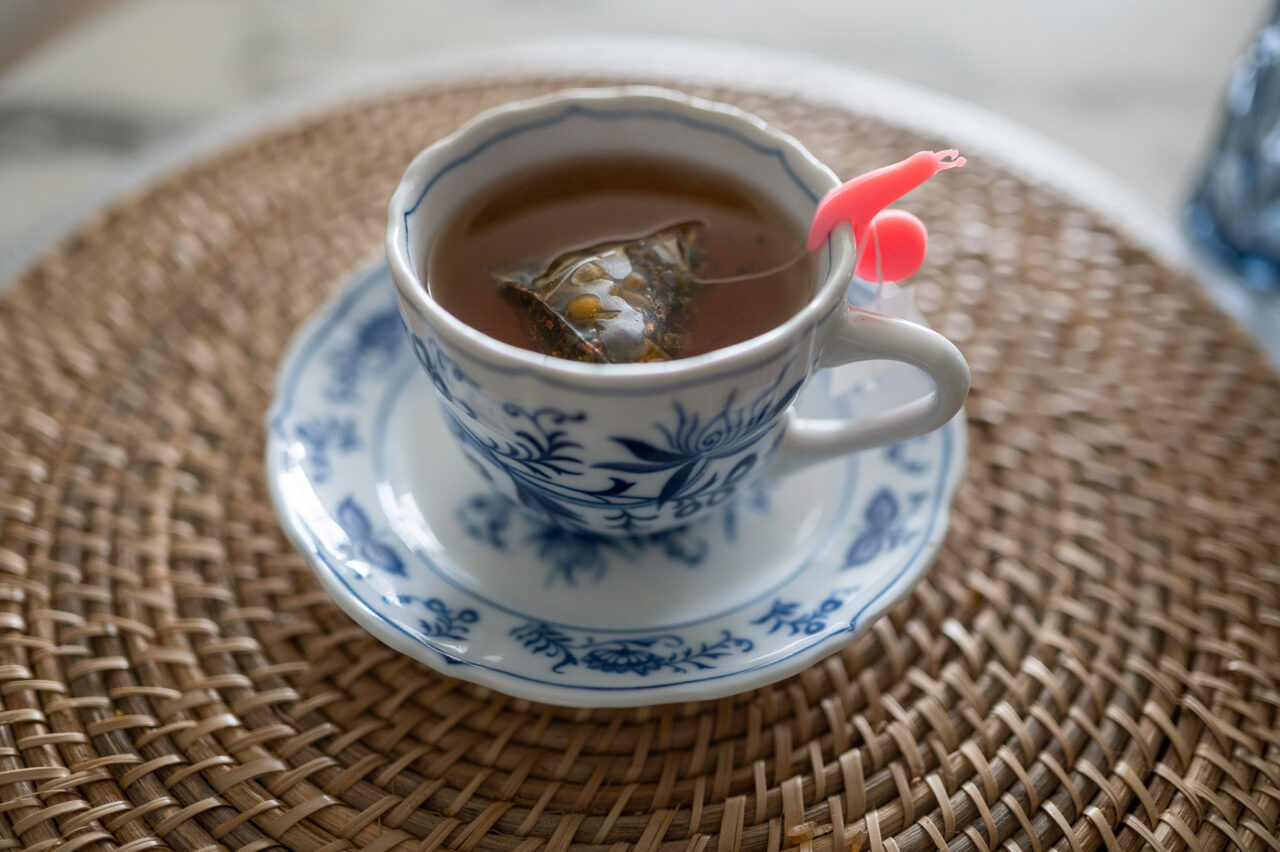 Detox tea in tea cup