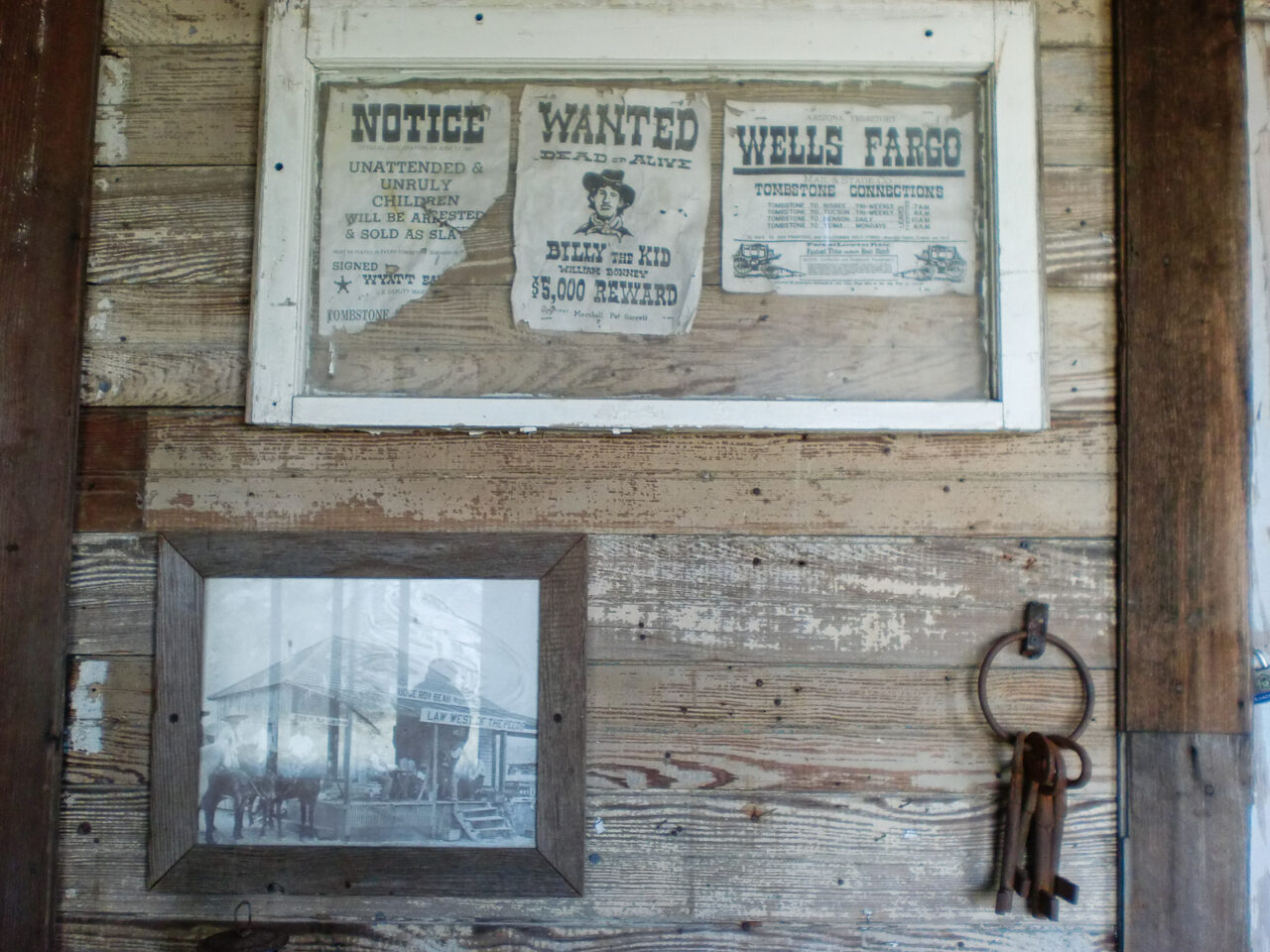 Wanted poster at J. Lorraine Ghost Town