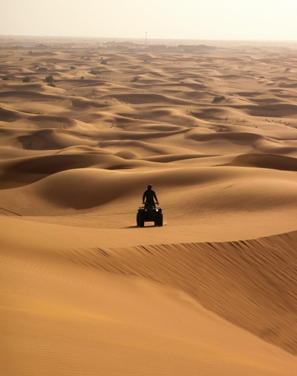 Quad biking in the Dubai desert