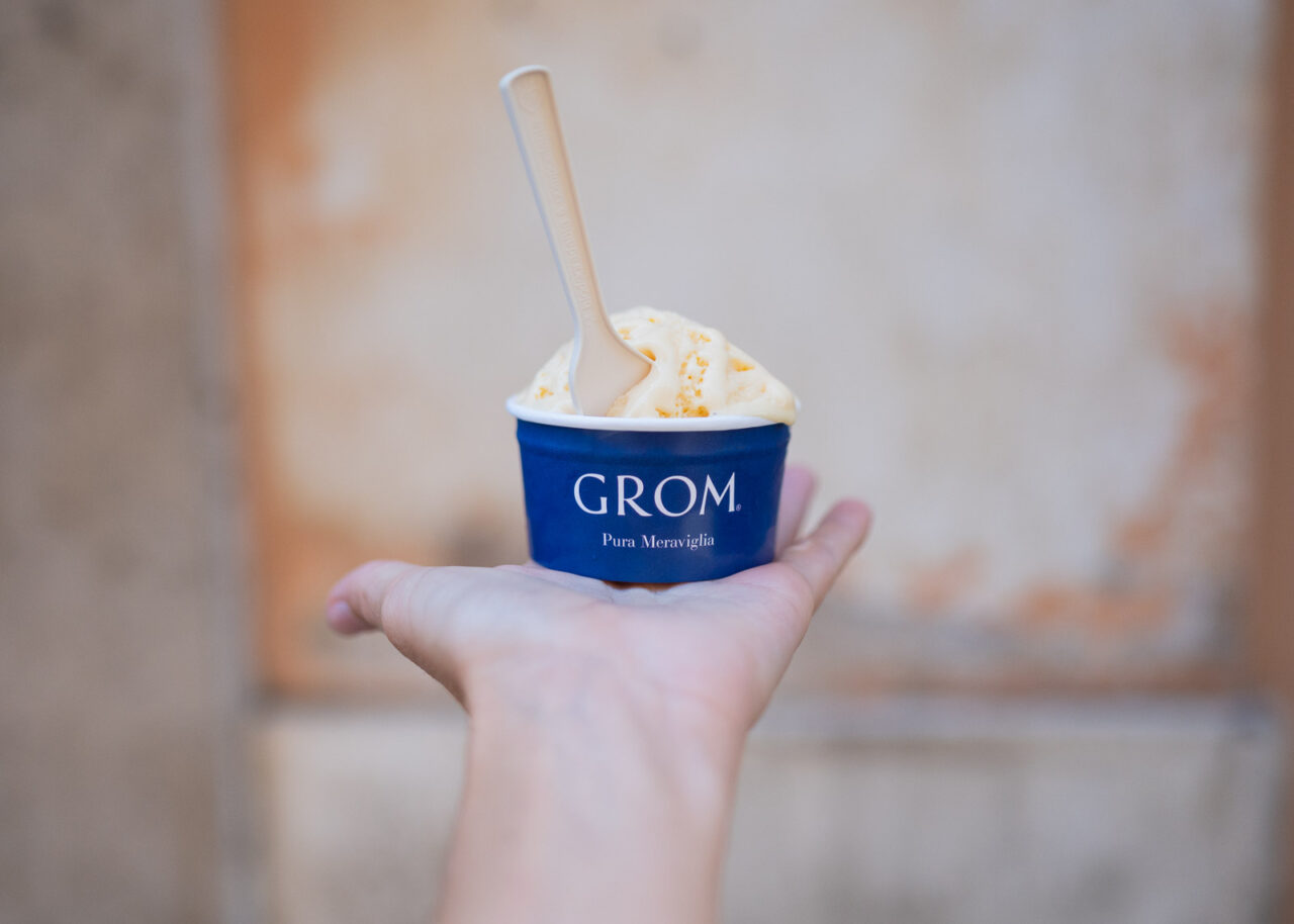 Grom gelato in Rome