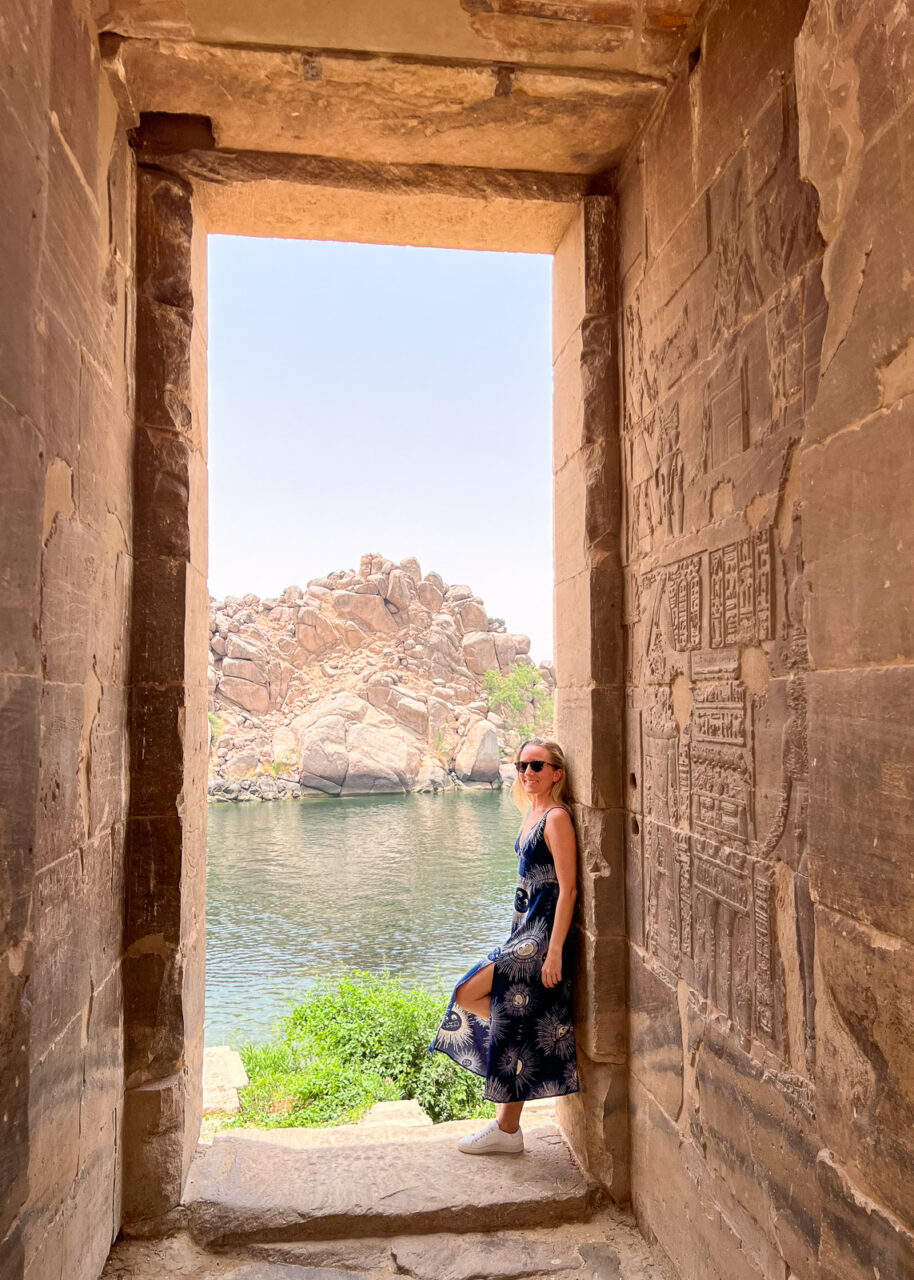 Window at Philae Temple, Egypt