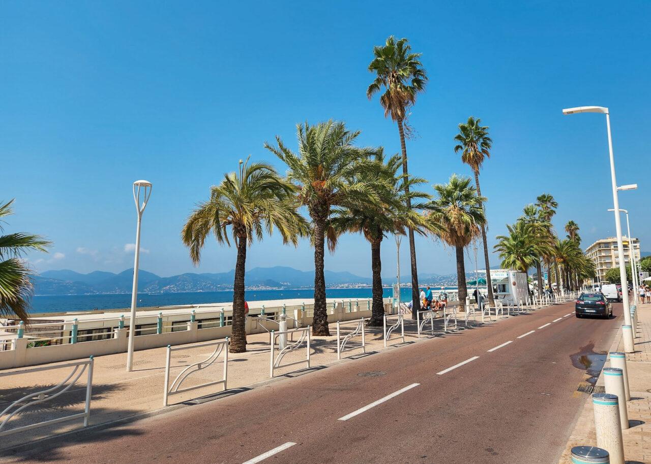 Promenade in Cannes, France