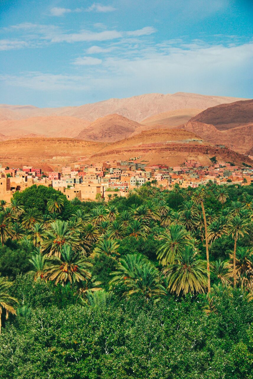 Kasbah and village in Morocco