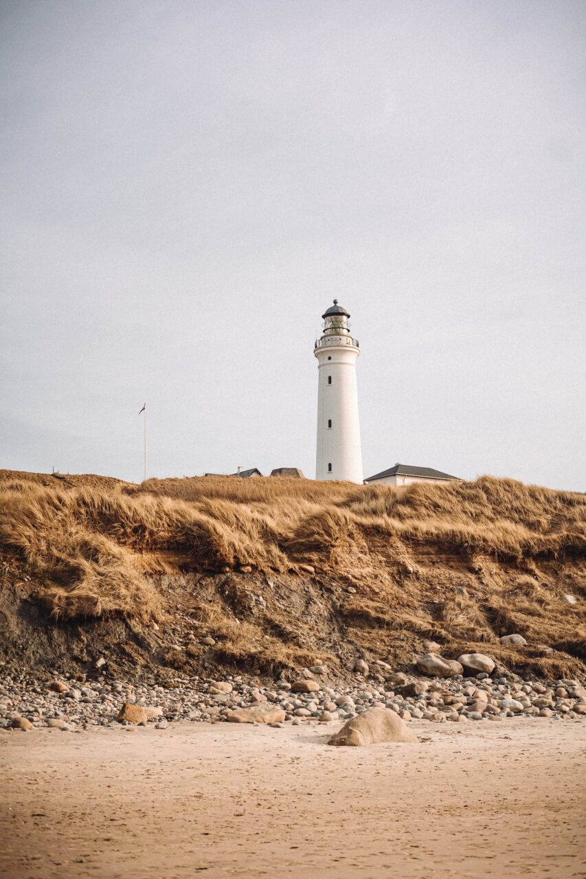 Lighthouse on the Danish coast
