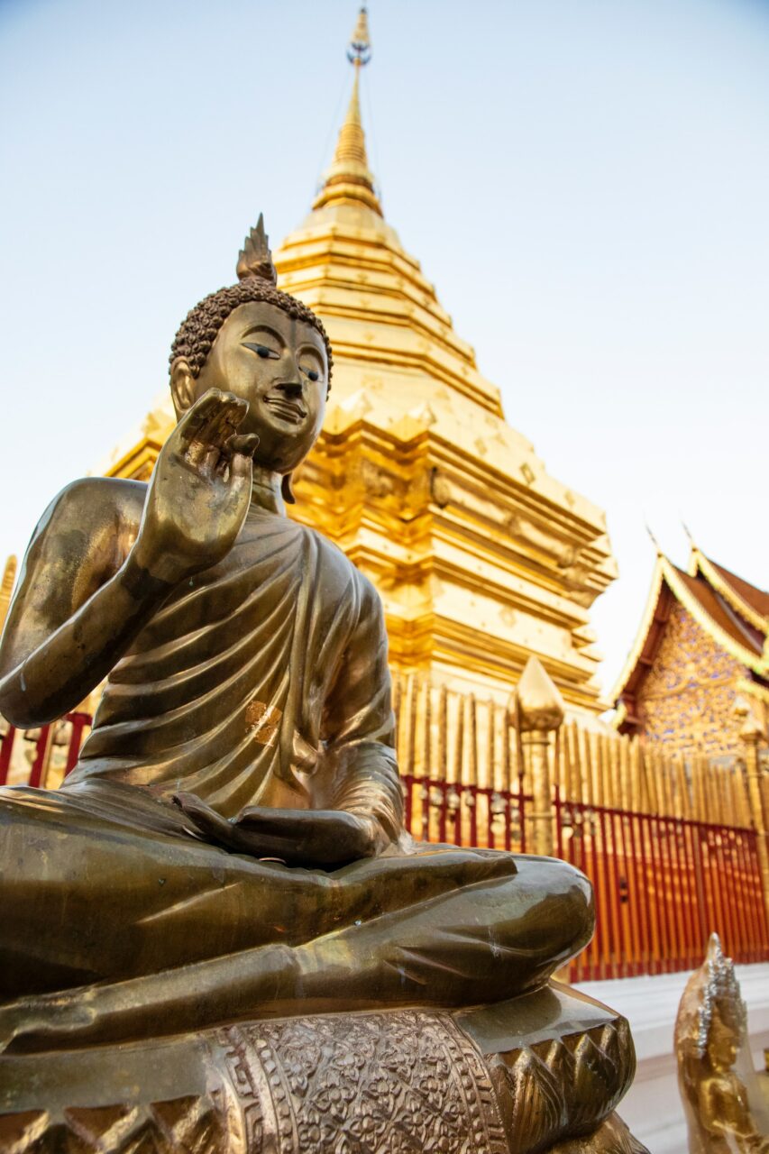 Buddha temple in chiang mai
