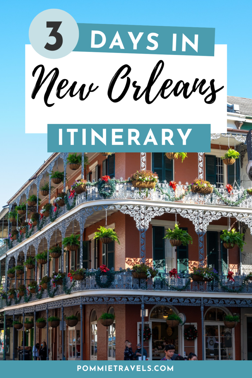3 days in New Orleans itinerary