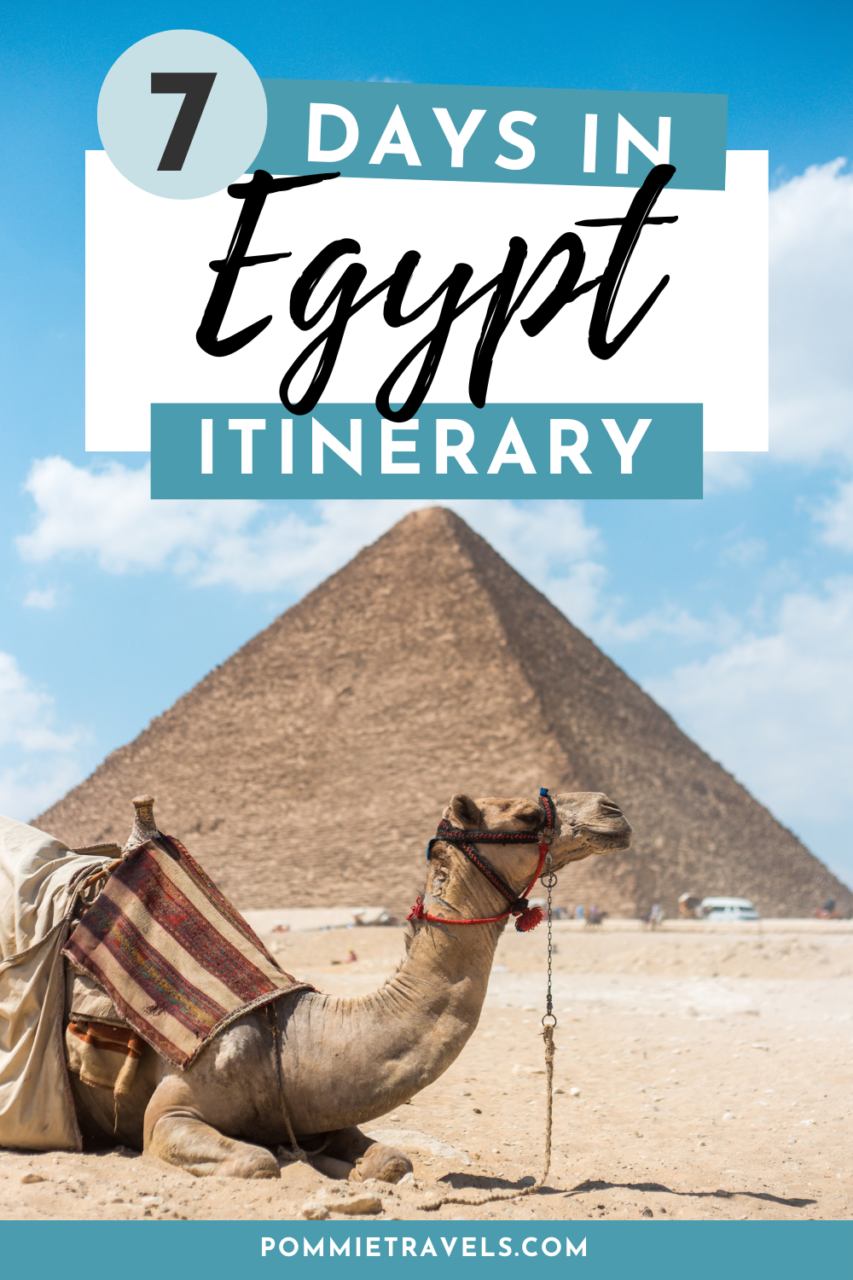 7 days in Egypt itinerary