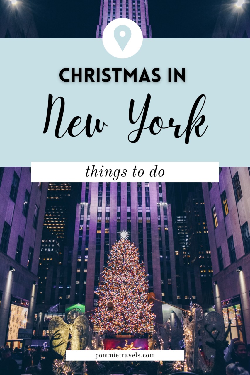 Christmas in New York, things to do