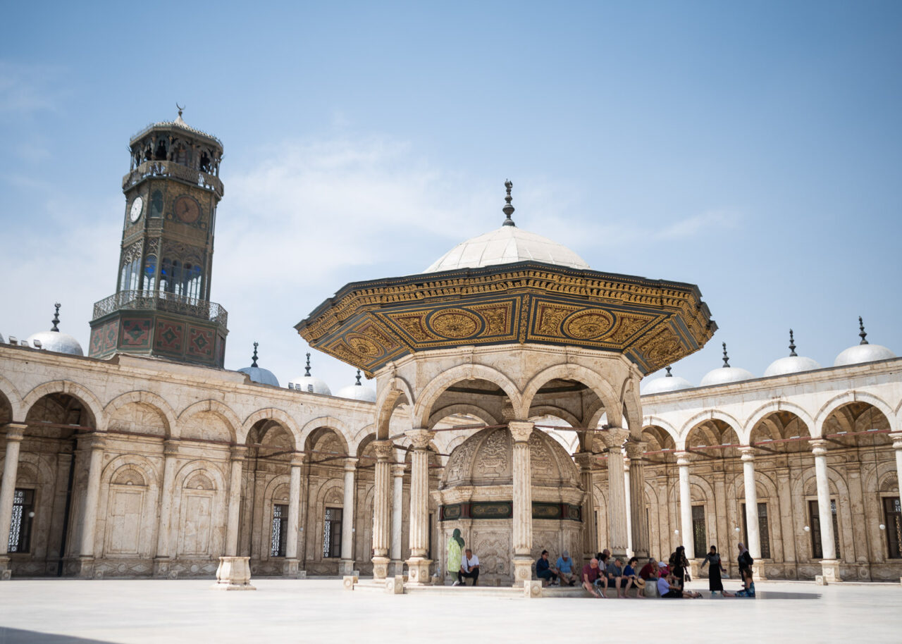 Inner courtyard of the Citadel in Cairo