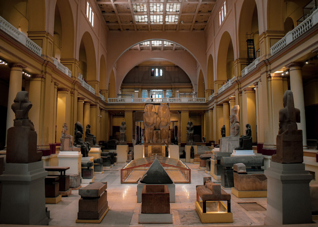 Inside the Egyptian Museum in Egypt