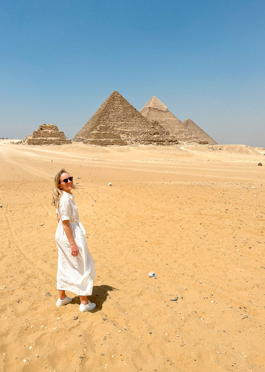 Photo with the pyramids