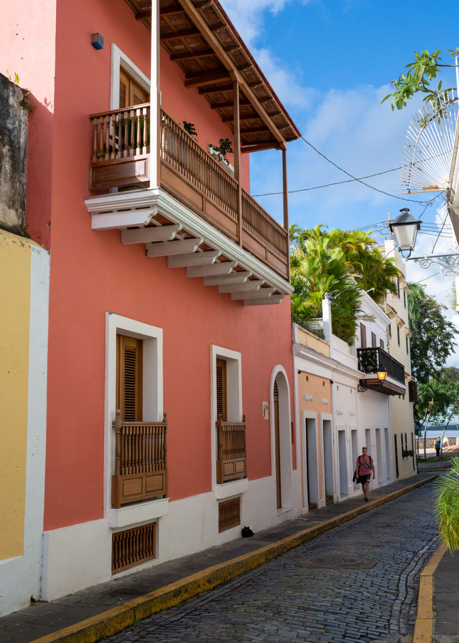 Beautiful street in Old San Juan