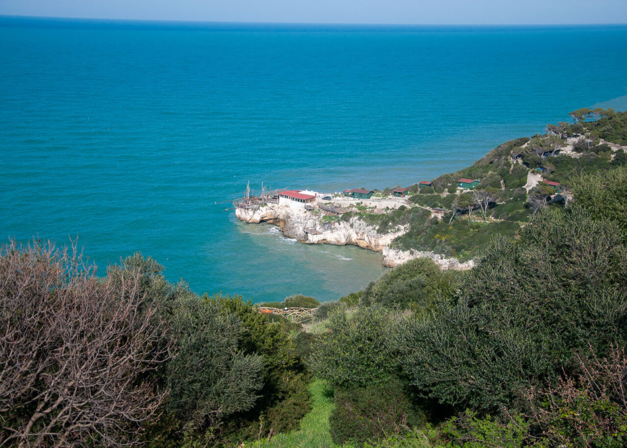 Coastline on the Gargano Peninsula, Italy